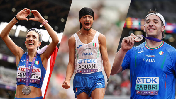 ILIASS AOUANI, ANTONELLA PALMISANO, LEONARDO FABBRI: BRONZO, ARGENTO E GLORIA